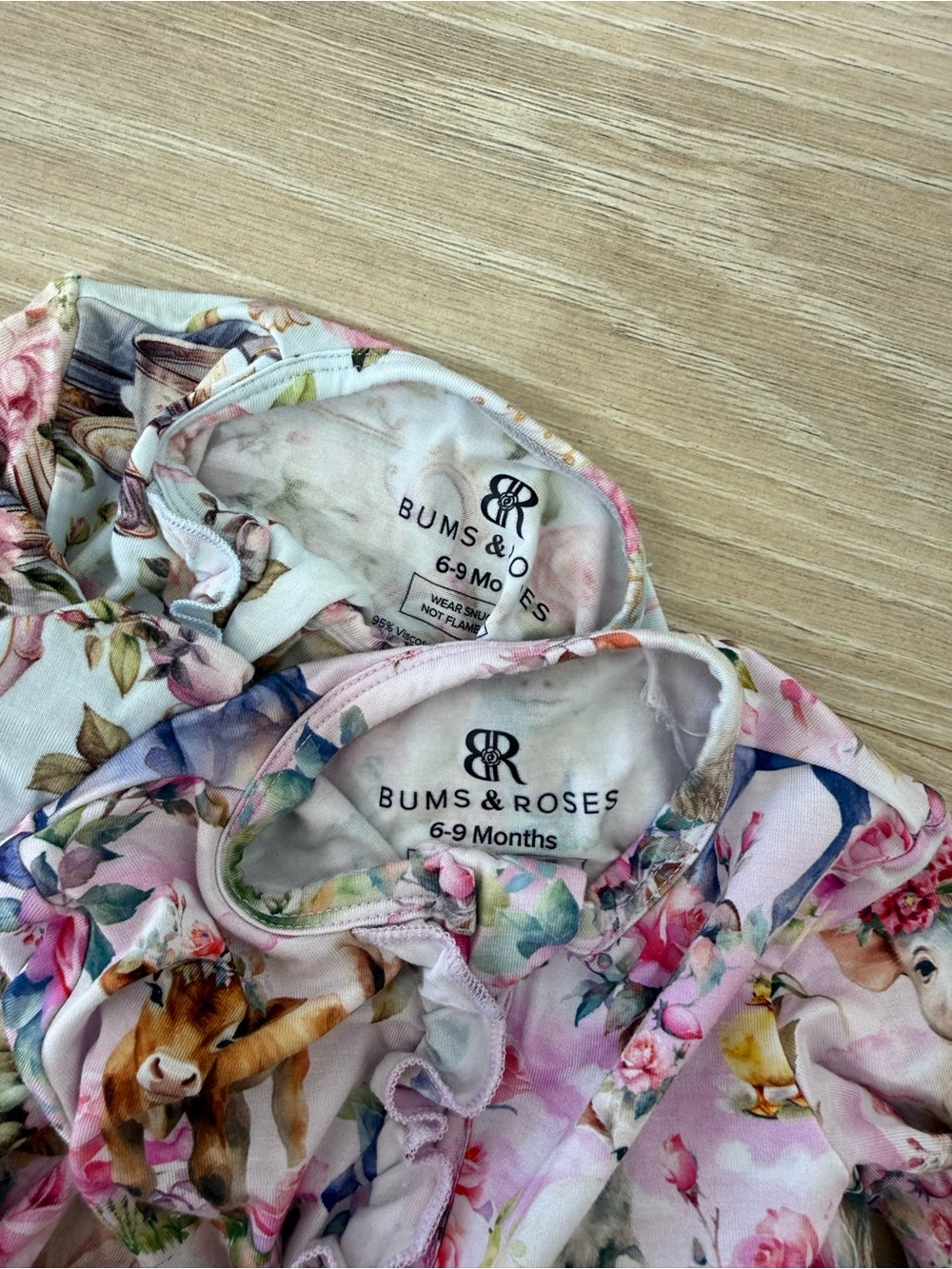 Bums & Roses Bamboo Ruffle Footie Bundle - Picture 10 of 10